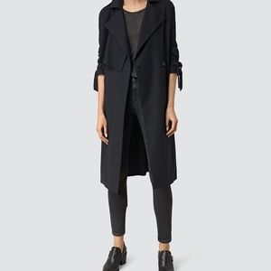 NWT All Saints Kiana Mac Trench Coat